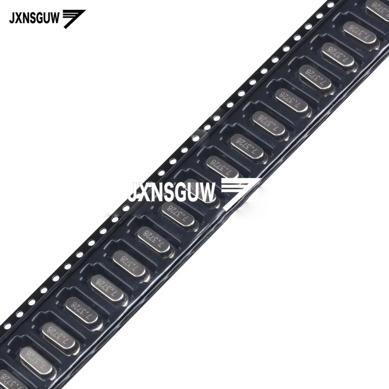 

10PCS SMD 49SMD type 7.3728MHz passive crystal 20PF 20PPM 7.3728M