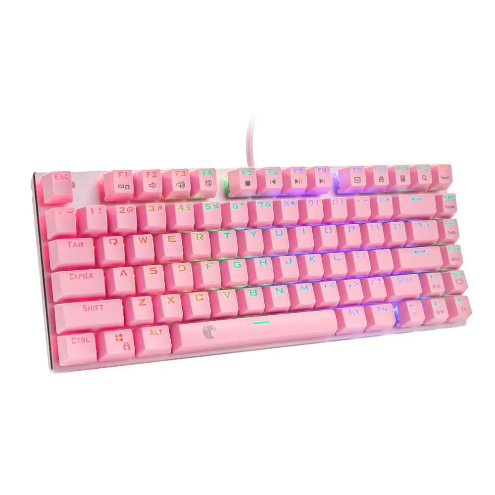 Механическая игровая клавиатура коричневый переключатель Gaming Keyboard RGB подсветкой