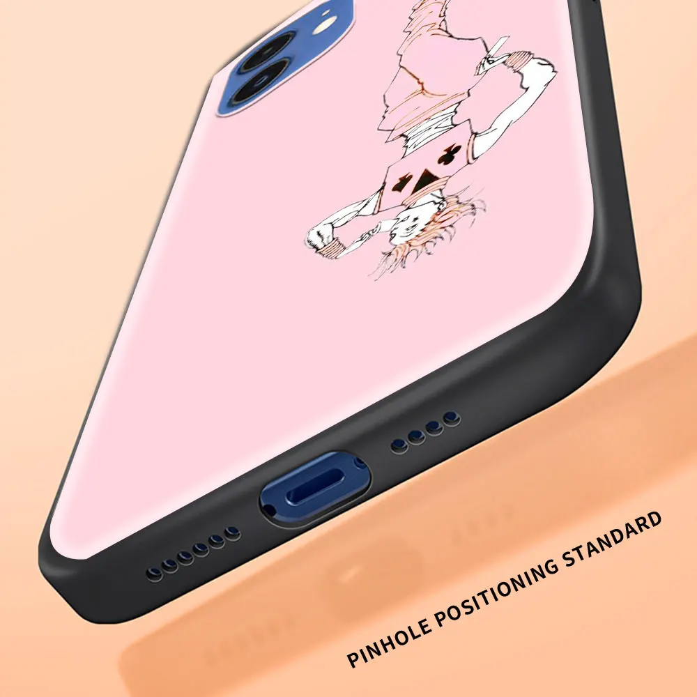 

Phone Case For iPhone 11 Pro 12 Pro Max XR 7 8 SE 2020 X XS Max 6 7 8 Plus Luxury Black Shell Cover Anime hunter X Hunter