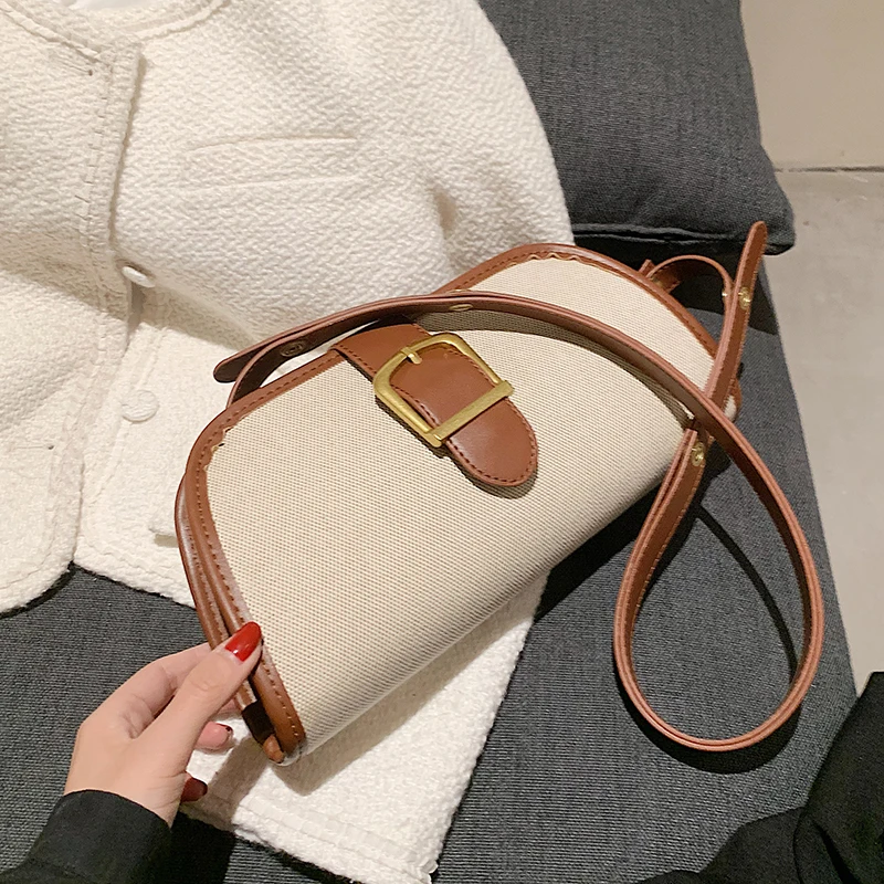 

Popular Bag 2021 New Bag Female Autumn Ins Shoulder Bag Fashionable Canvas Square Bag Width: 29cm