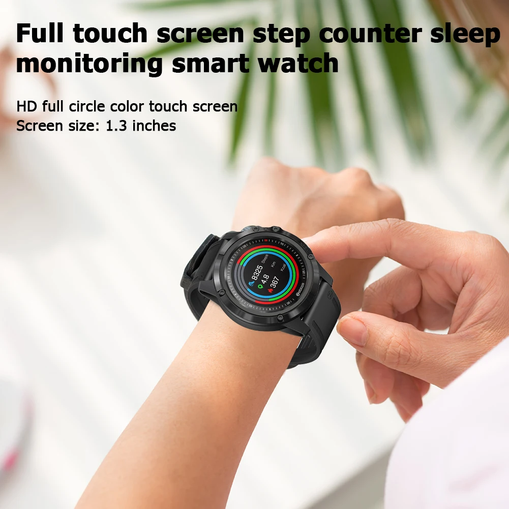 

Heart Rate Smart Watch Blood Pressure Blood Oxygen Elegant Watch Comfortable Element Monitor Watch for Zeblaze VIBE 3S