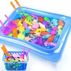 Уличные игрушки для родителей и детей, магнитные рыбалки, детские игрушки, летний подарок, водная игра для детей, забавный пластиковый детский симулятор рыбалки