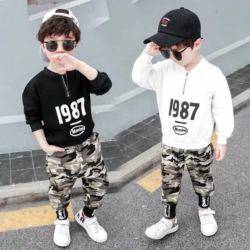 Комплекты одежды для мальчиков комплект детской на осень толстовка с капюшоном +