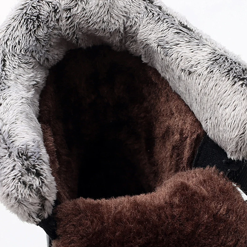 STRONGSHEN Women's Winter Snow Boots Warm Shoes With Fur Ladies Short Boots Waterproof Platform Plush Outdoor Walking Footwear