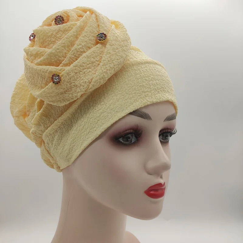 

Women Floral India Hat Flower Stretchy Beanie Turban Bonnet Chemo Cap for Cancer Patients Ladies Bandanas African Head Wrap