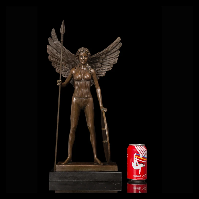 

[MGT] Western Greek mythology casting bronze Female ares art statue for desk decoration
