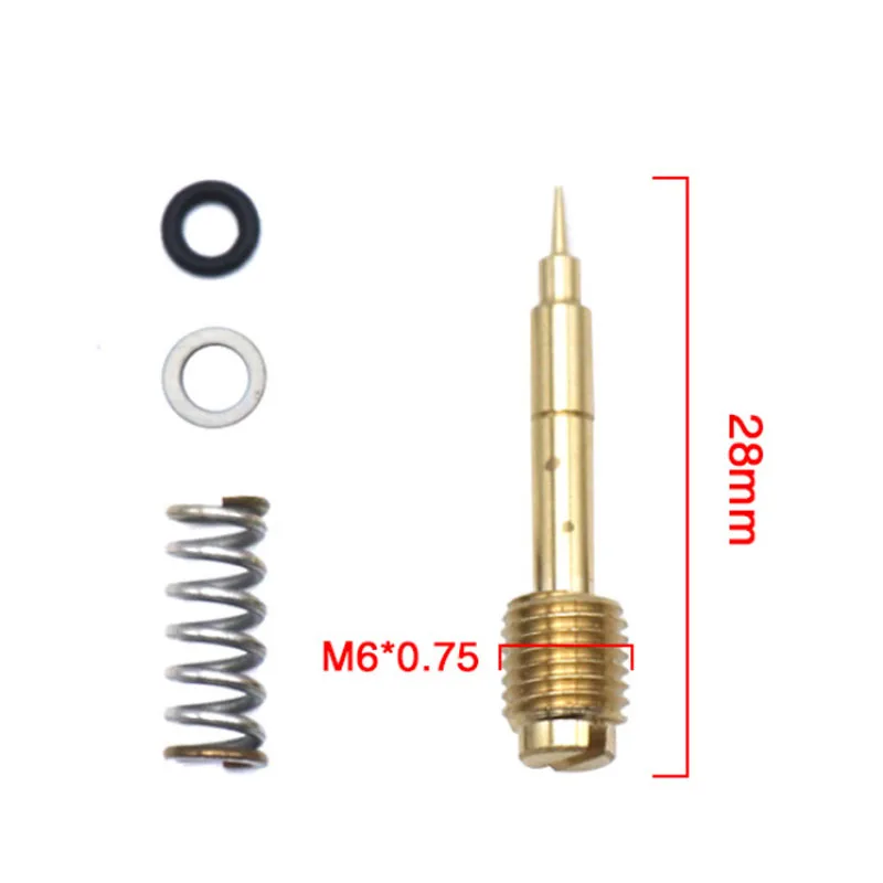 Металлический винт для воздушной регулировки мотоциклетного карбюратора