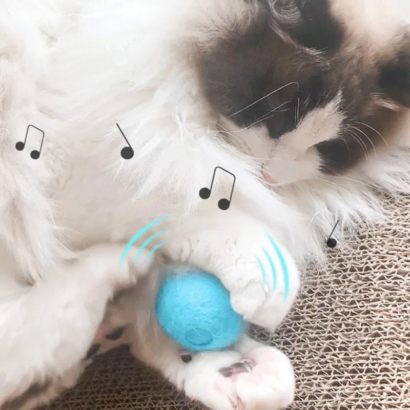 Pet Simulation Animal Vocalizes Self-hey Gravitational Call Ball Funny Cat Toy | Дом и сад