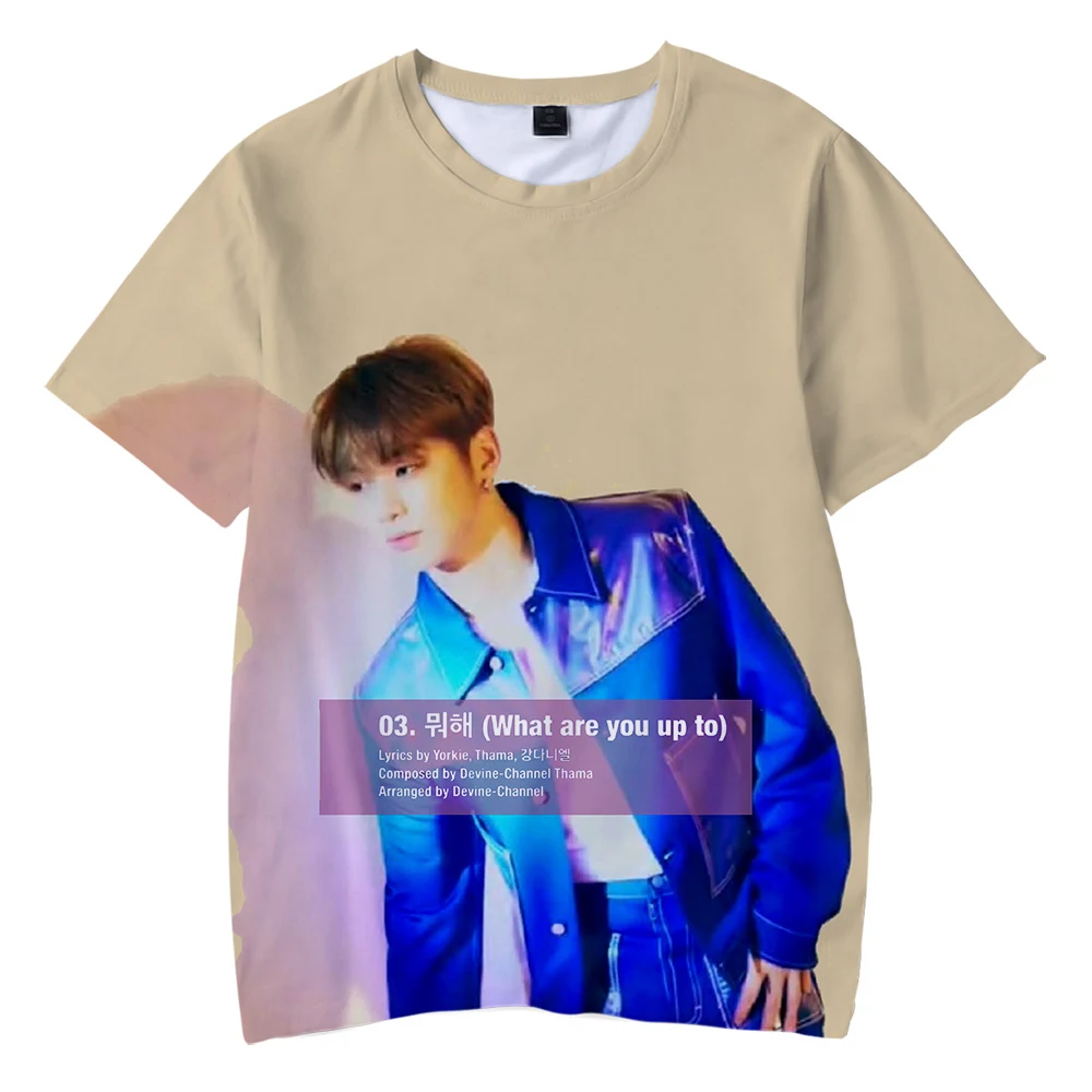 KPOP Kang Daniel 2019 новый альбом цветной на мне 3D печать детская одежда для