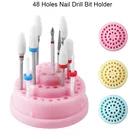 Контейнер для хранения сверл для маникюра, С Пылезащитным чехлом, держатель для дрели, полка-органайзер, контейнер, подставка для фрез, чехол, инструменты для маникюра