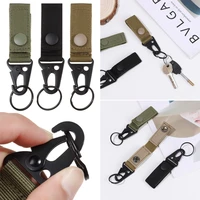 portable sport equipment hang buckle strap nylon webbing carabiners belt clips keychain carabiner lock