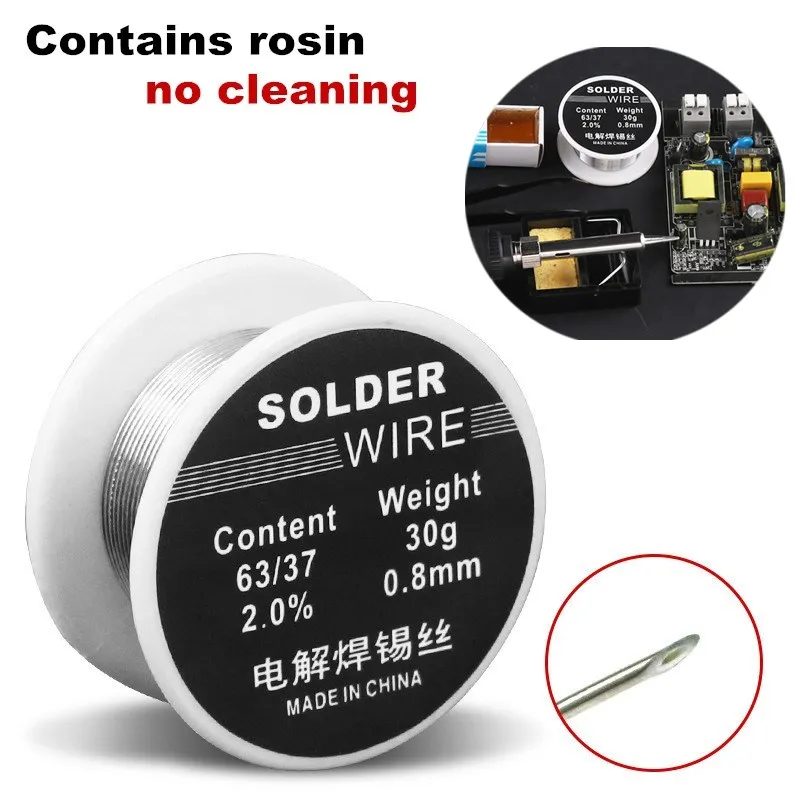 63-37 Оловянно-свинцовый припой с канифольным ядром провод для электрической пайки