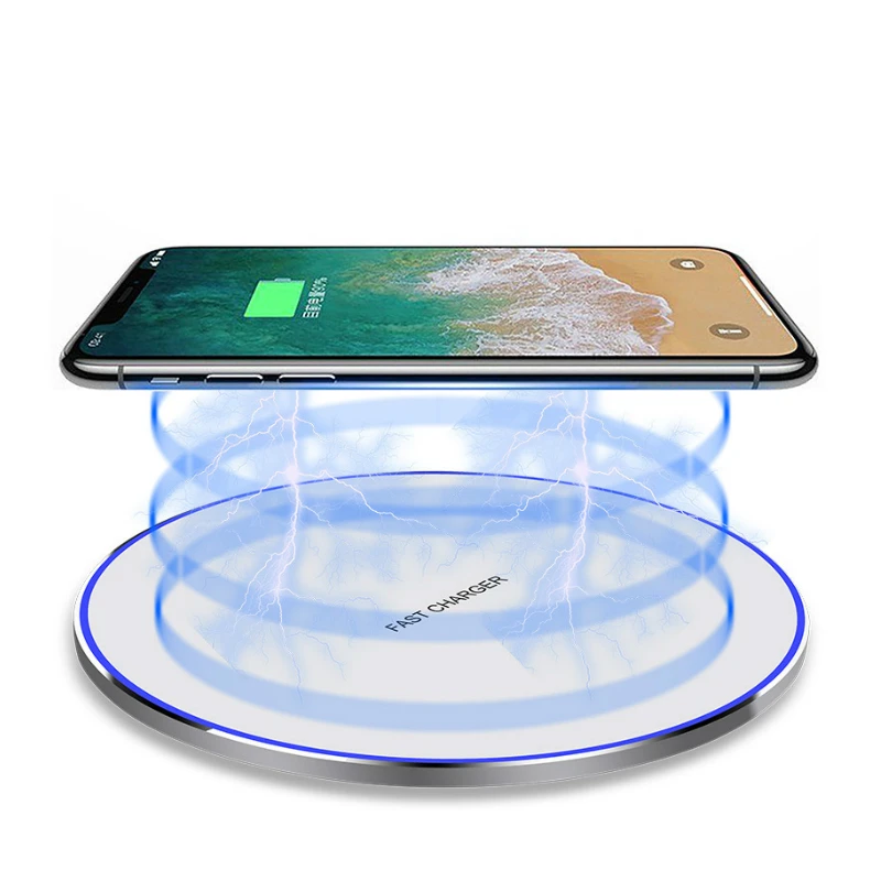 Беспроводное зарядное устройство KSTUCNE Qi для iPhone 8 X Xs XR Xs Max быстрая Беспроводная зарядная панель для samsung S10 S9 Xiaomi mi 9 mi X 3