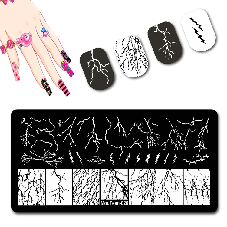 

Twelve Zodiac Signs Nail Stamping Constellation Elements Stamping Plate Holder Good Luck Sign For Nails Template #011