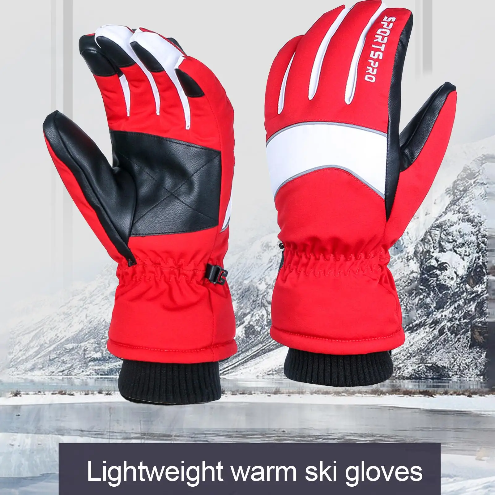 

2020 Touch-screen Bike Gloves Winter Thermal Windproof Warm Full Finger Cycling Glove Anti-slip Men Women Outdoor Bicycle Gloves