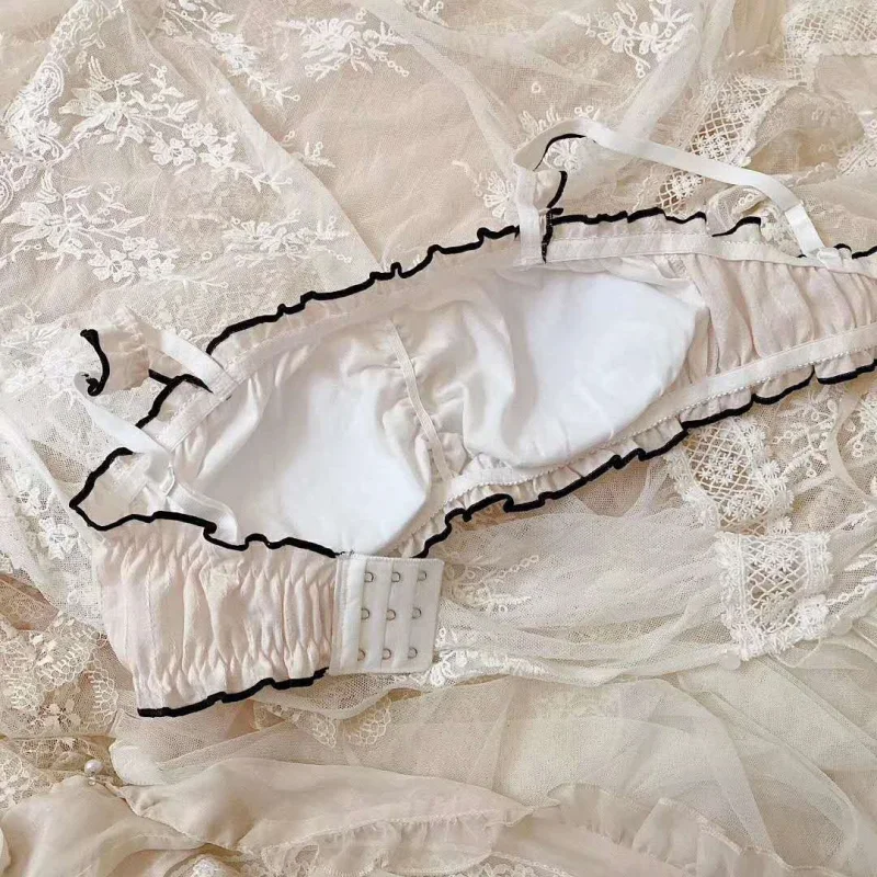 Комплект женского нижнего белья из хлопка трусов и трусов|Комплекты белья| |