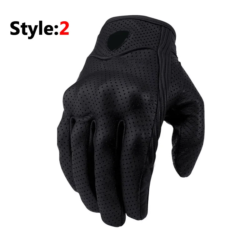 

Men's Motorcycle Gloves Outdoor Sports Full Finger Leather Motorcycle Riding Gloves Motocross Knight Gloves