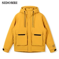 down jacket for men and women the new winter white duck down handsome thick warm coat popular logo short jacket