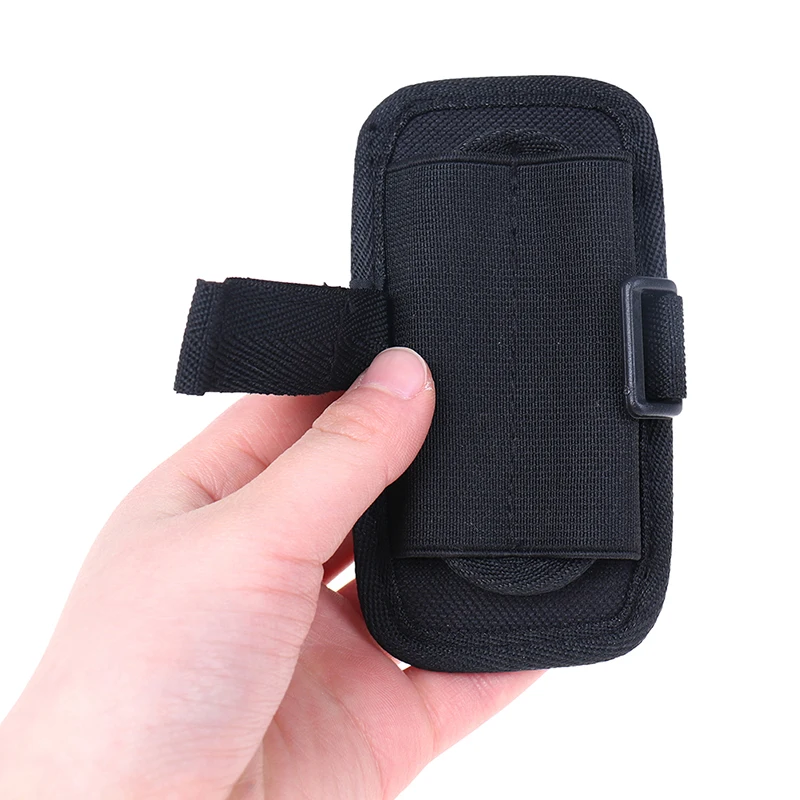 

360 Degrees Rotatable Nylon Flashlight Holster Torch Case Pouch Cover Small Size