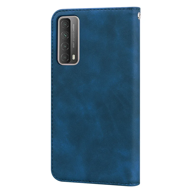 psmart 2021 fundas leather flip case on for huawei p smart 2021 case ppa lx2 magnetic phone case for huawei p smart 2021 coque free global shipping