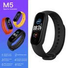 Смарт-браслет 2021 M5 для мужчин и женщин, пульсометр, фитнес-трекер, водонепроницаемые спортивные Смарт-часы для Xiaomi, Apple, Android