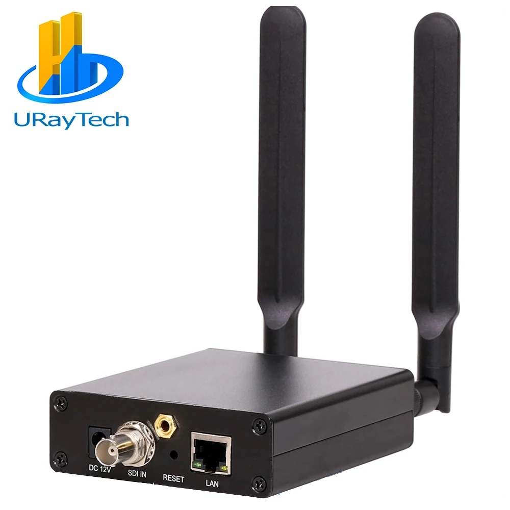

URay HEVC H.265 H.264 SDI To RTMP Converter Wireless HD 3G SDI Live Broadcast Encoder WIFI