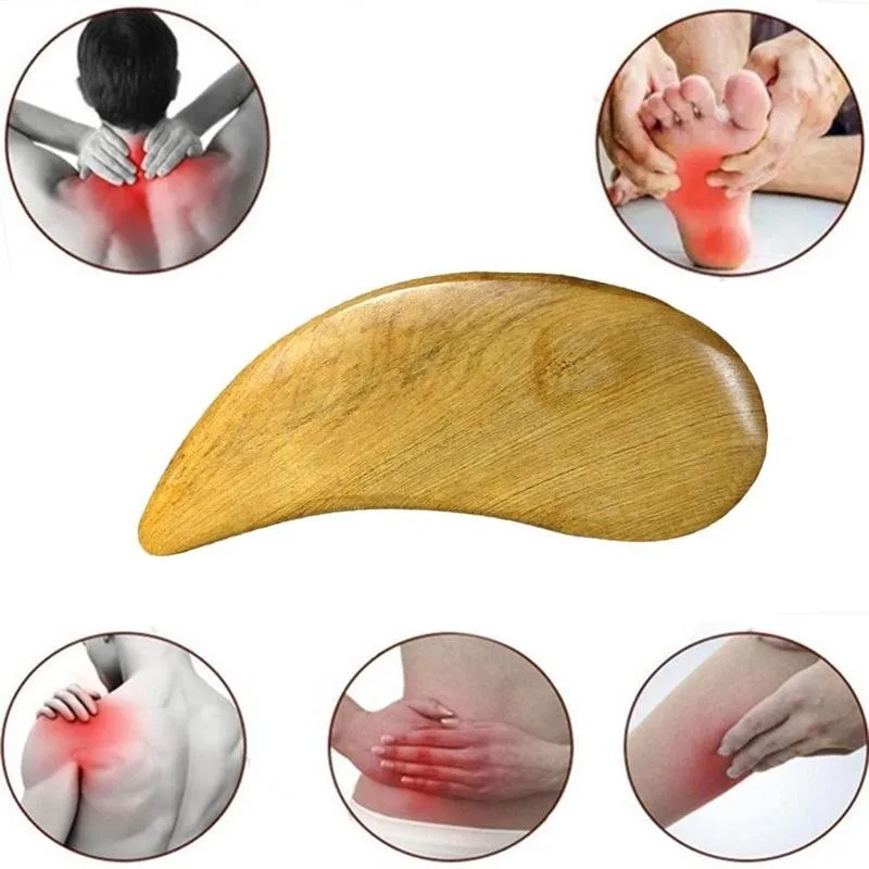 

Wood Gua Sha Board Massage Scraper Plates Slimming Body Tool Skin Care Health Arm Massage Tool Face For Back P7S4