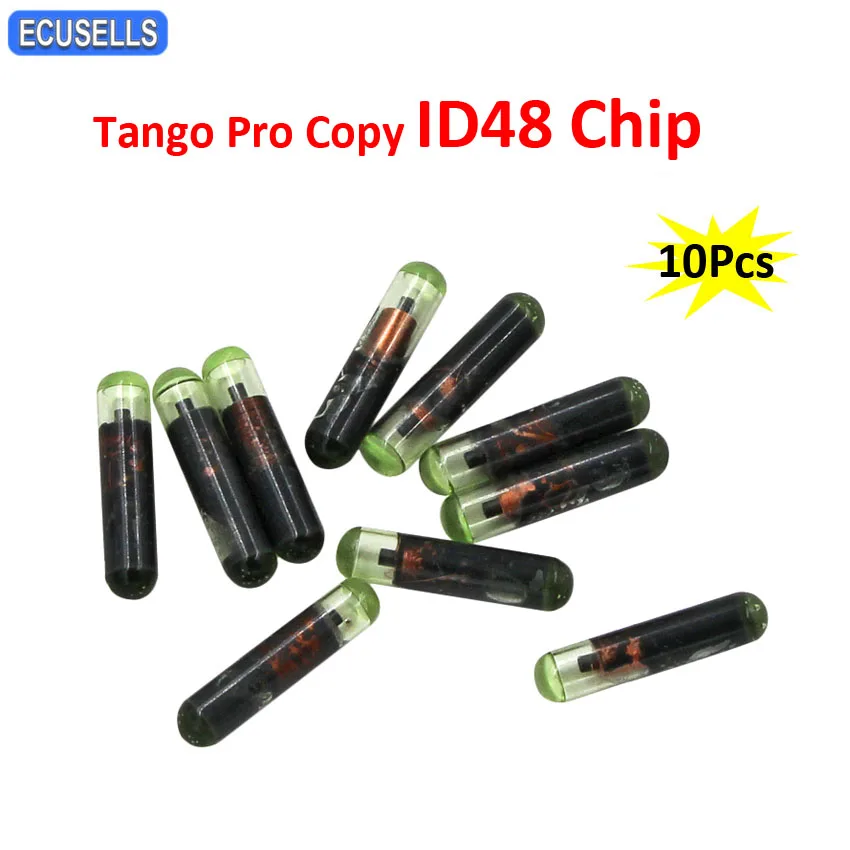 10 шт./лот чип ключа автомобиля Virgin транспондер T6 ID48 (после рынка) Tango Pro копия для VW