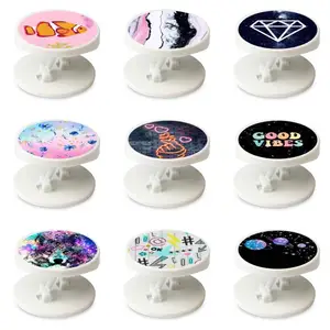 fashion collapsible phone holder grip soporte para celular swappable top for anneau de telephone smart phone free global shipping