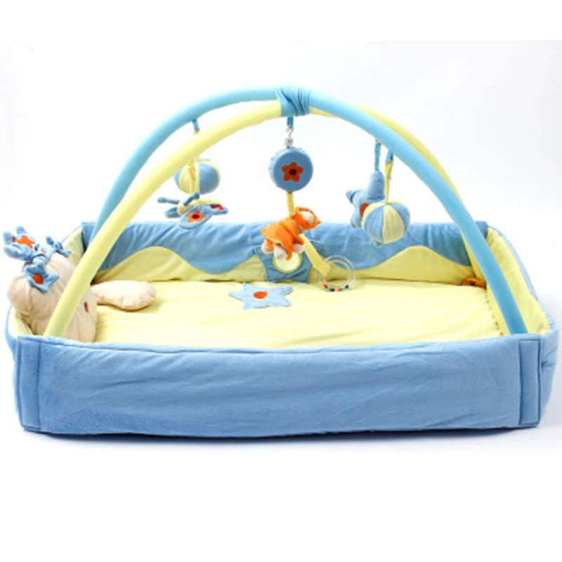 Фото Детская кроватка хлопок размер 85*50 см портативная детская игровая кровать 0 2