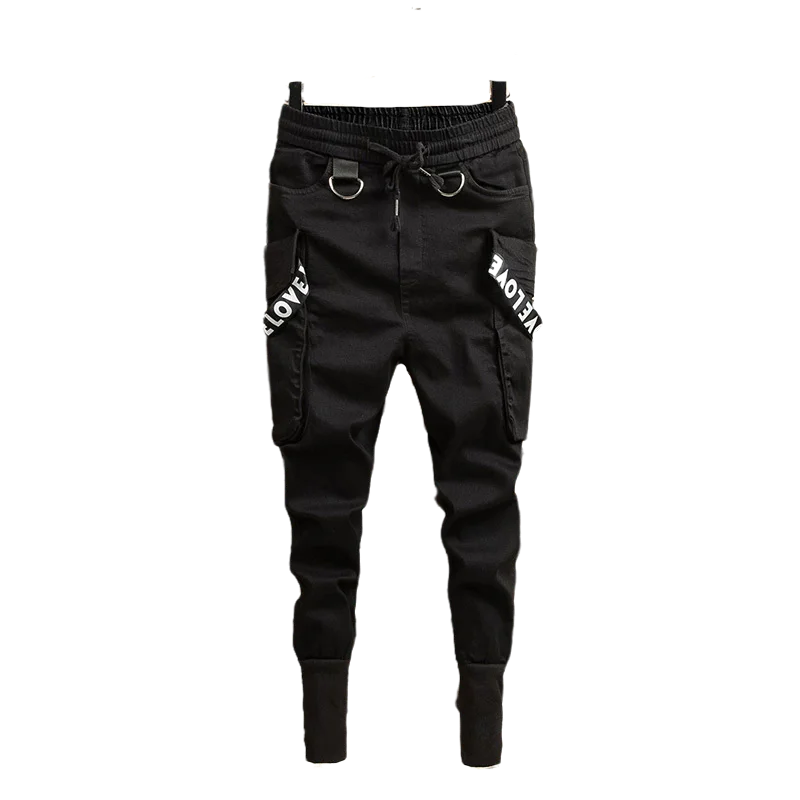 

2020 New Cool Men's Fashion Slim Jogger Skinny Pencil Pants Comfortable Striped Plaid Hip Hop Casual Pants