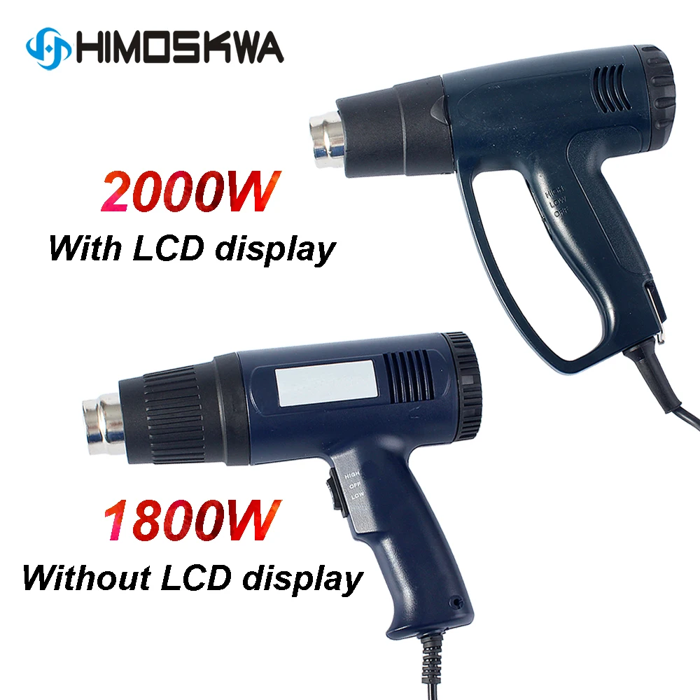 Строительный фен 2000W 220V терморегулятор с ЖК дисплеем|heat gun|hot air gunhot |