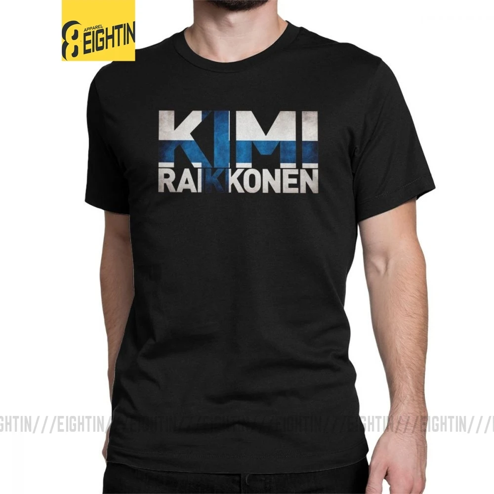 Мужские футболки Kimi Raikkonen футболка с финским флагом повседневные топы круглым