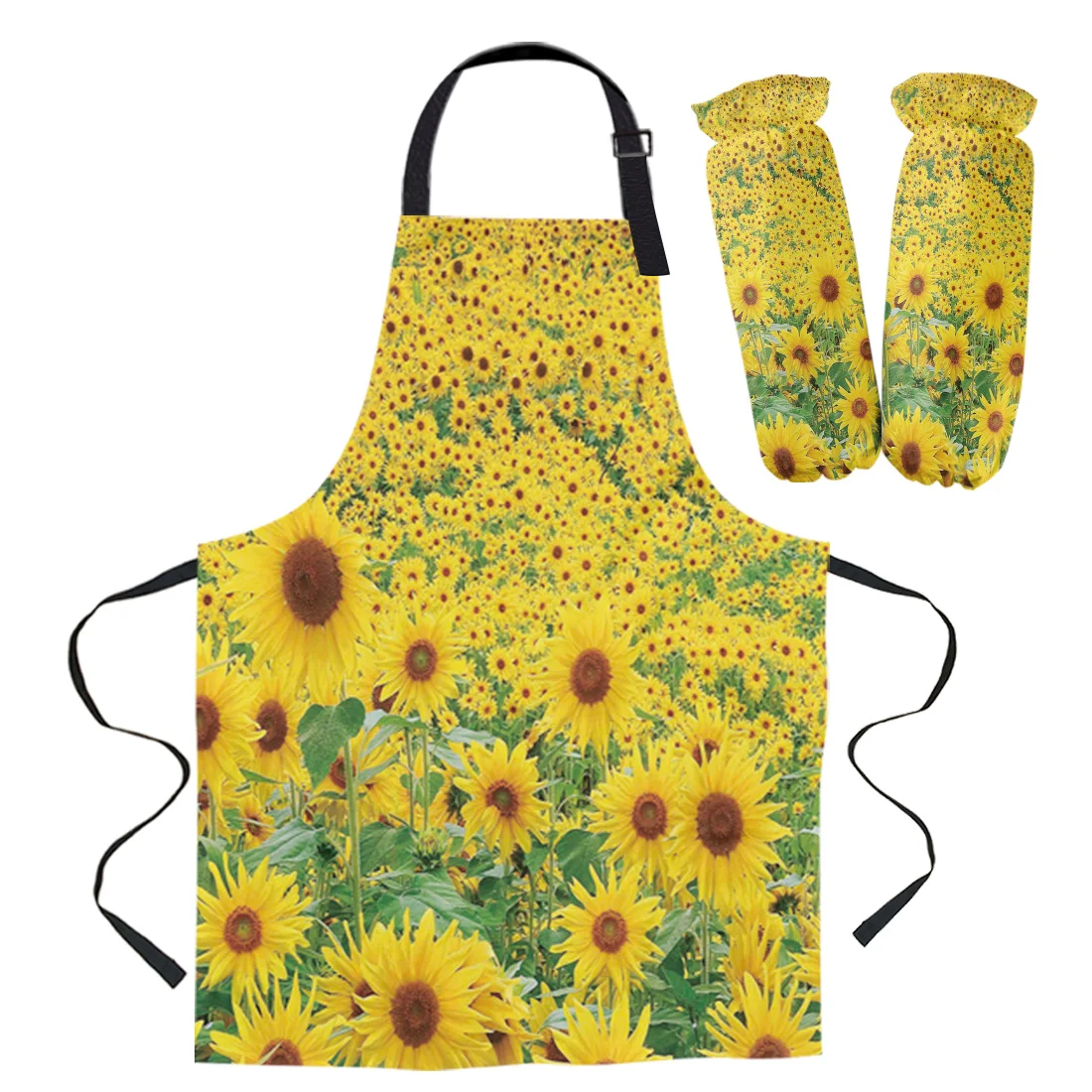Подсолнух цветы фартук Кухня Аксессуары для выпечки нагрудник Пособия по