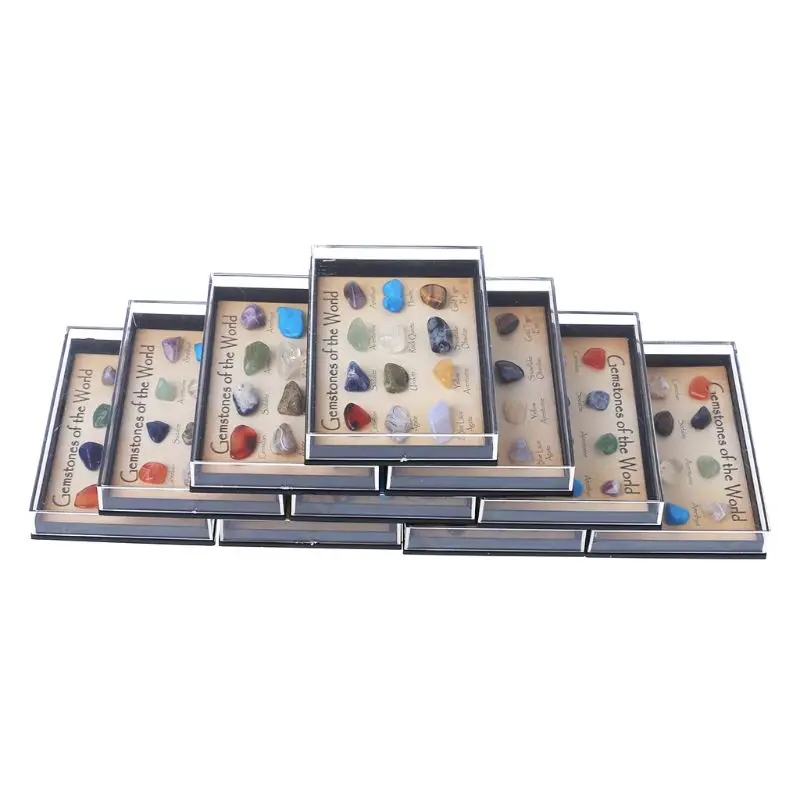 Коллекция Rock 12 шт. смешанные образцы натуральной минеральной руды драгоценные