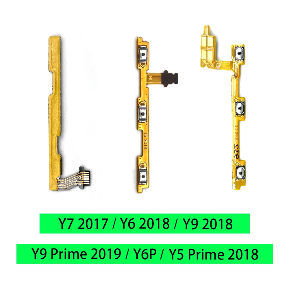

Power Volume Switch On Off Side Key Button Flex Cable Replacement Parts For Huawei Y5 Y6 Y7 Y9 2018 2019 Y6P Y7P Y8S Y8P Y9S