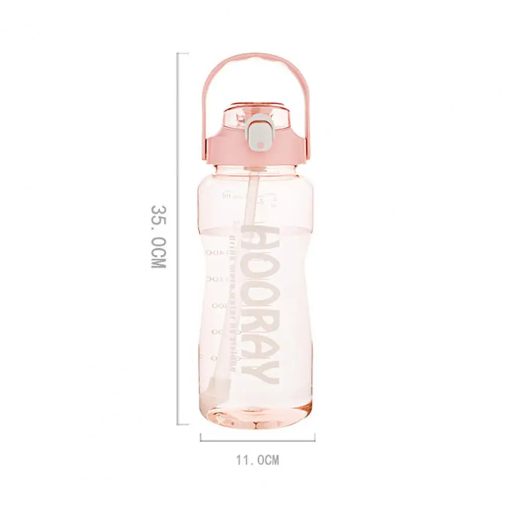 

2000ml Water Bottle Food Grade Large Capacity Plastic Transparent Drinking Water Bottle for Office