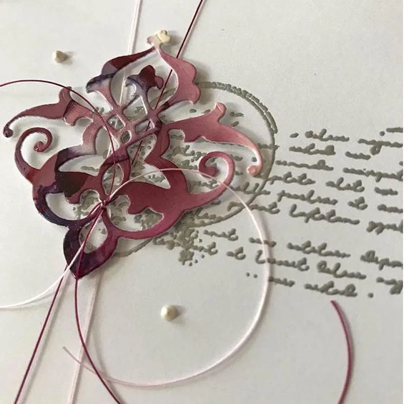 Металлические режущие штампы небольшие декоративные для скрапбукинга