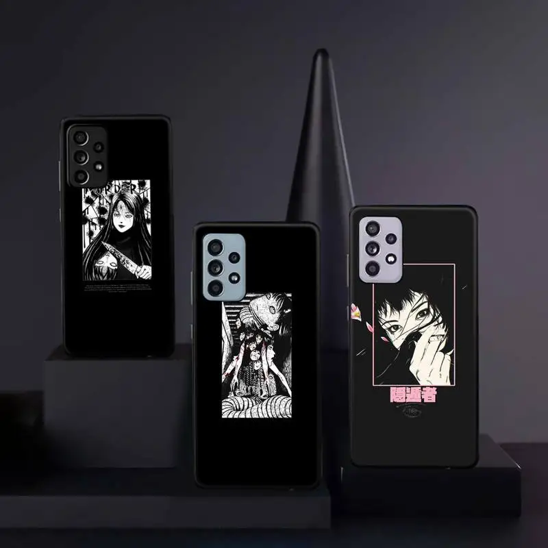 

junji to Japanese horror comic Phone Case For Samsung galaxy A S note 10 12 20 32 40 50 51 52 70 71 72 21 fe s ultra plus