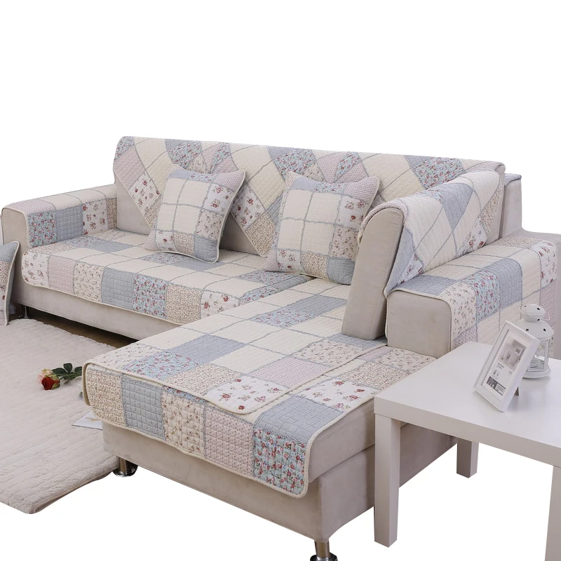 Сетчатый хлопковый защитный чехол для дивана нескользящий домашних животных