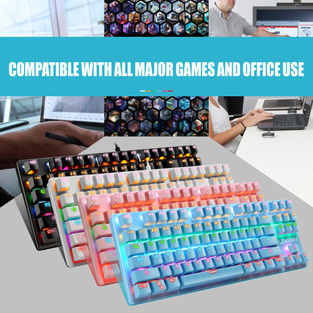 87 клавиш PBT двухцветная подсветка Keycap универсальная Колонка для Ikbc Cherry MX Annie