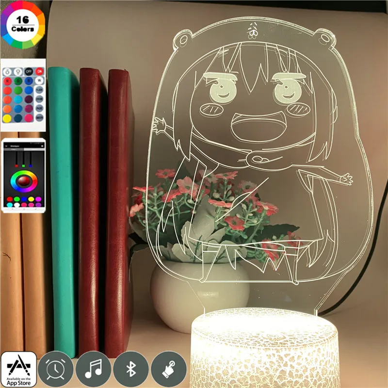 Милый Himouto! Аниме-фигурка Умару-Чан светильник USB Touch ensor светодиодный