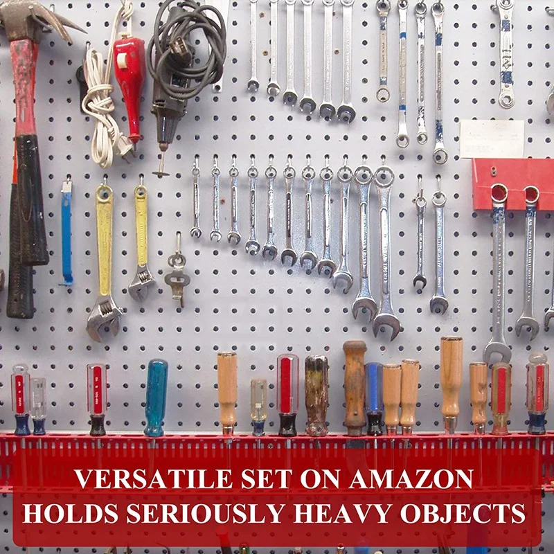 

170 PCS Pegboard Hook ortment Pegboard Accessories, Pegboard Kit, Peg Hooks with Metal Hooks Set, Peg Locks