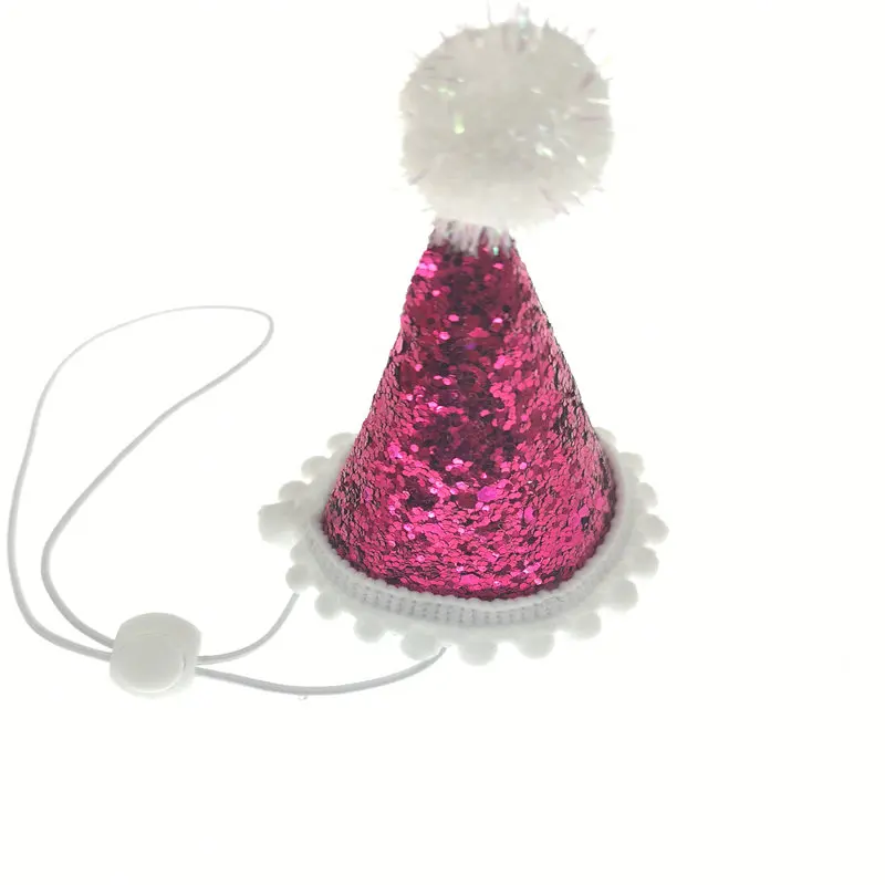 hot pink Забавный товар для животных для Аксессуары для кошки, собаки кошки галстук-бабочка для собаки для Pets'Birthday подарок на год Головные уборы декор кошка аксессуаров для домашних питомцев собак - Цвет: hot pink