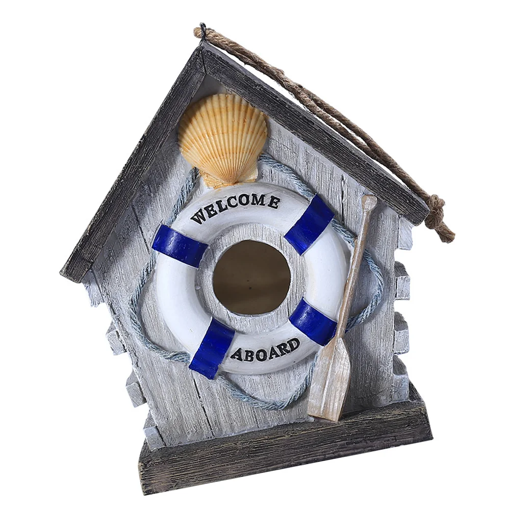 

Садовые уличные поделки, клетки для птиц, украшение для птичьего дома, мини-Птичье гнездо