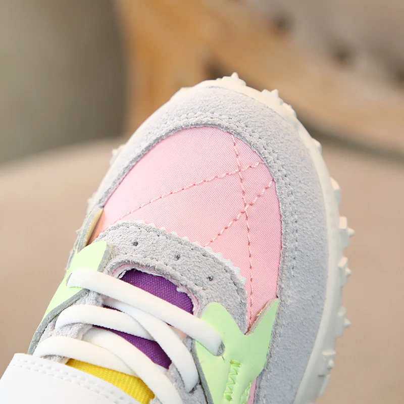 Детские спортивные кроссовки повседневные Белые массивные для маленьких