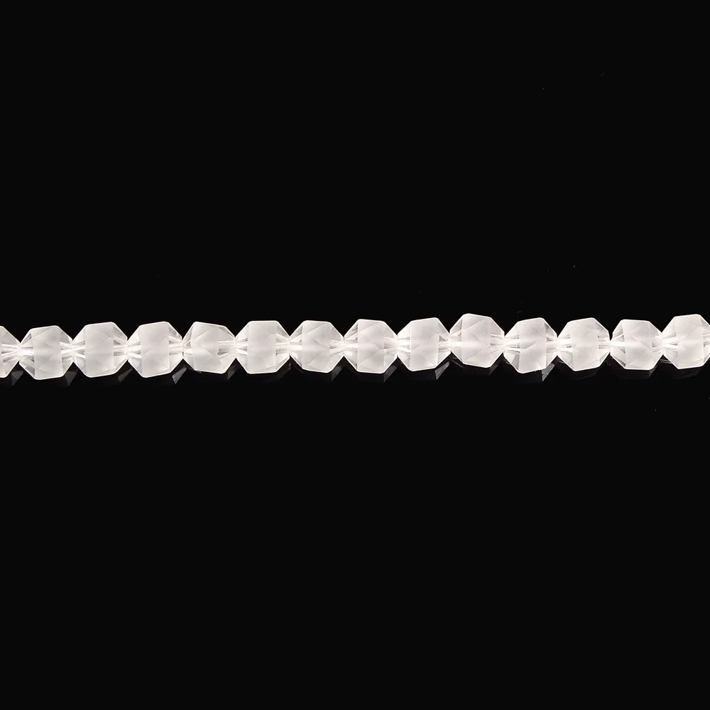 Бусины из матового стекла 8 мм K9 разноцветные для изготовления украшений |