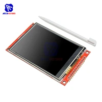 diymore 3 2 inch touch panel 240320 tft lcd screen module ili9341 driver spi interface 240320 lcd board with stylus for arduino