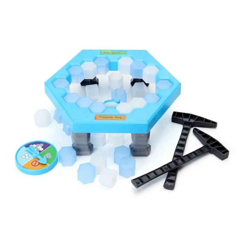 

Save Penguin Ice Kids Puzzle Game Break Ice Block Hammer Trap Party Toy Pretend Icebreaker