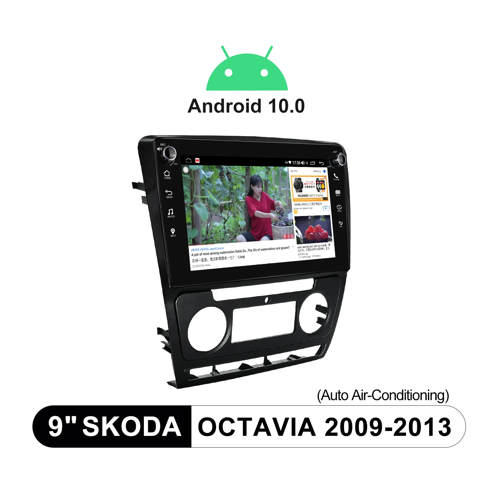 

Android 10 Car Radio Stereo 9 Inch Multimedia Video Player HD 1280*720 4GB 64GB Camera For SKODA OCTAVIA 2009-2013 Auto CarPlay